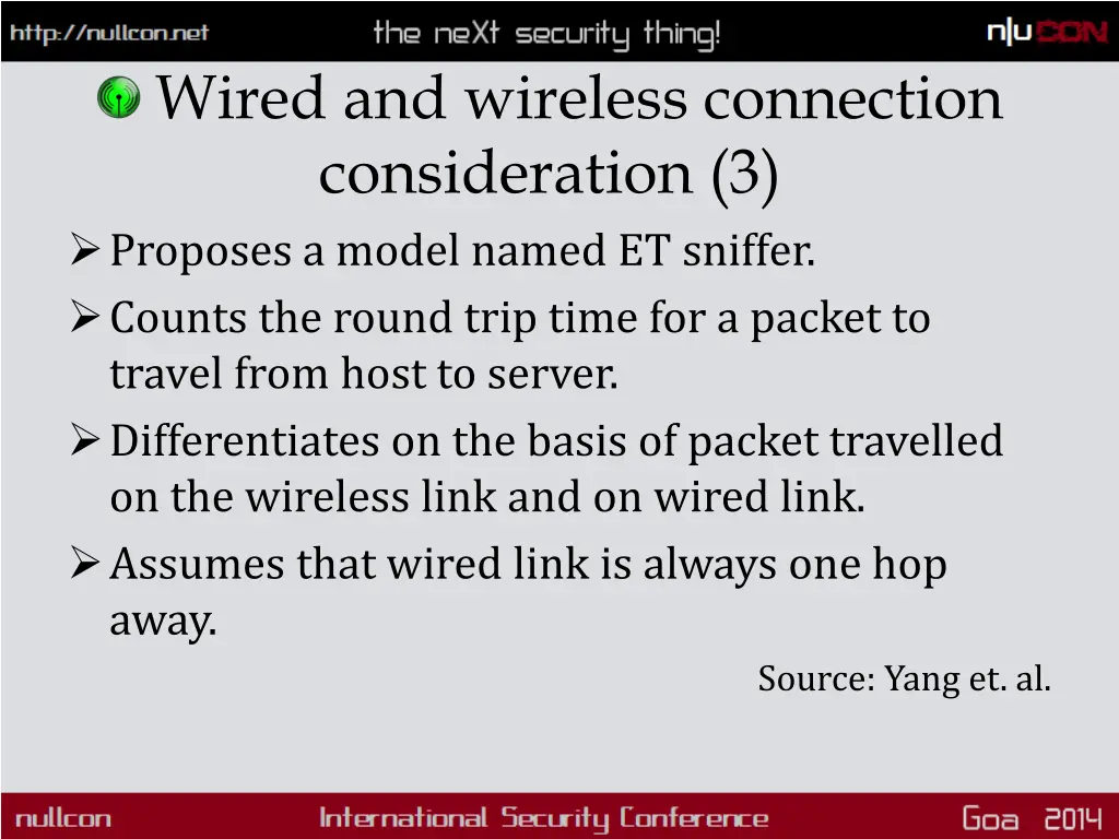 wired and wireless connection consideration