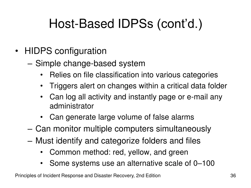 host based idpss cont d 1