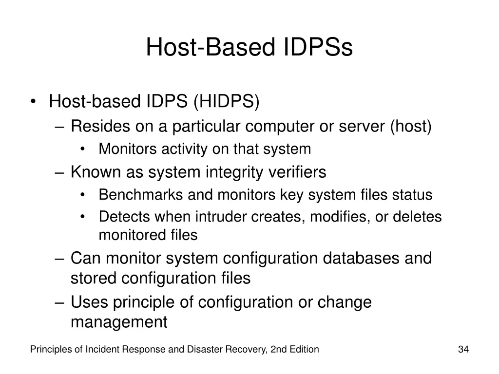 host based idpss