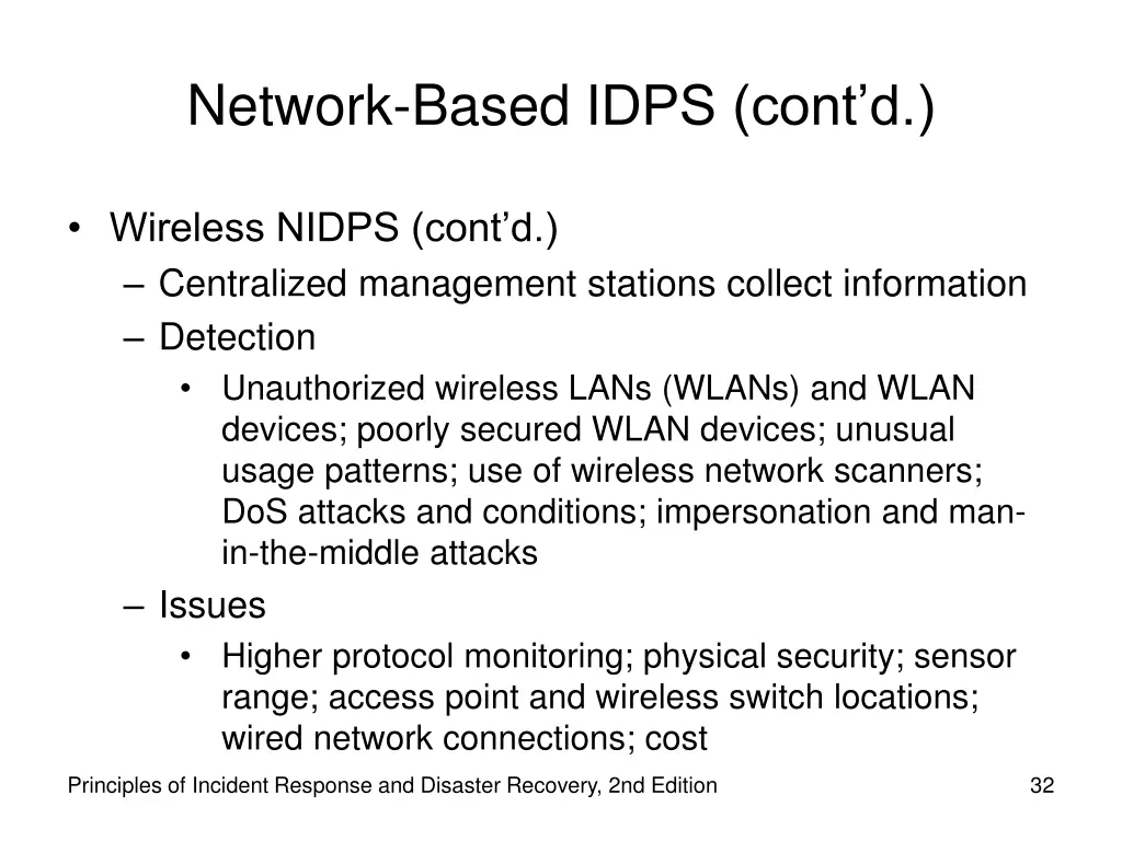 network based idps cont d 4
