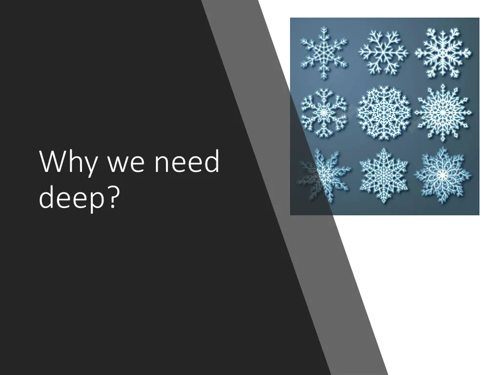why we need deep