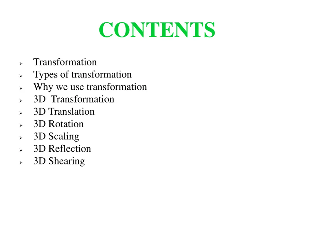 contents