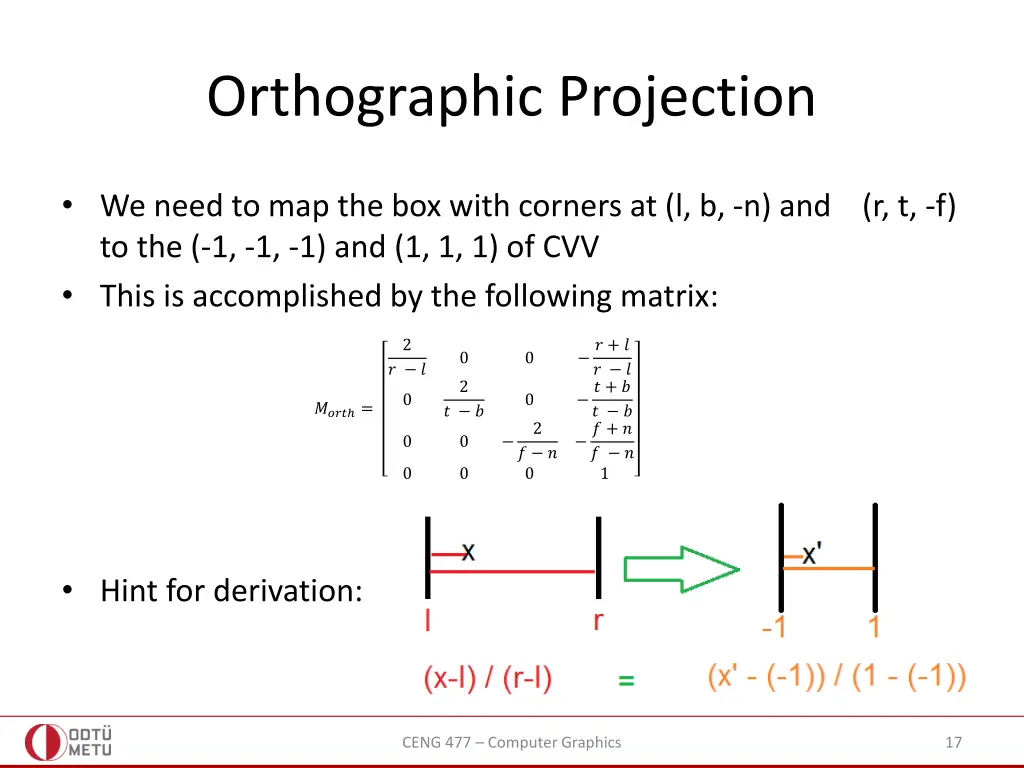 orthographic projection 1