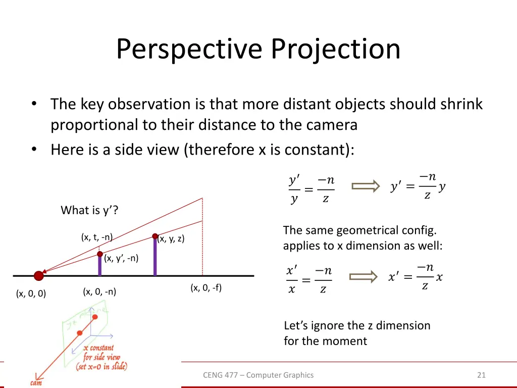 perspective projection 3