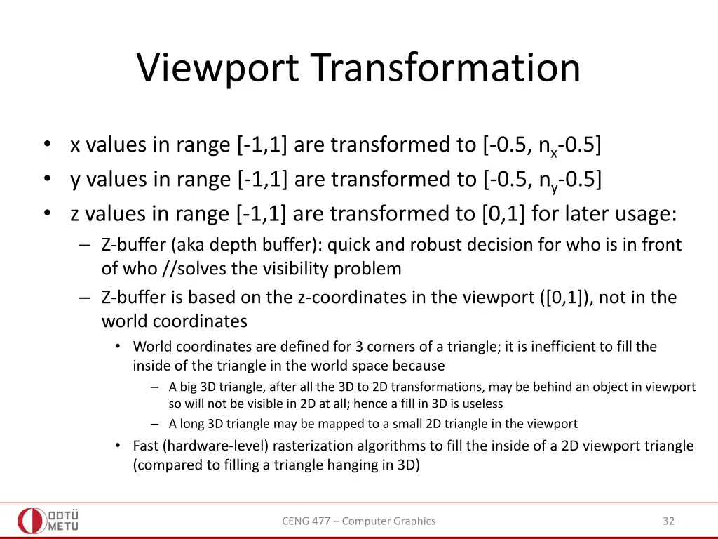 viewport transformation 3