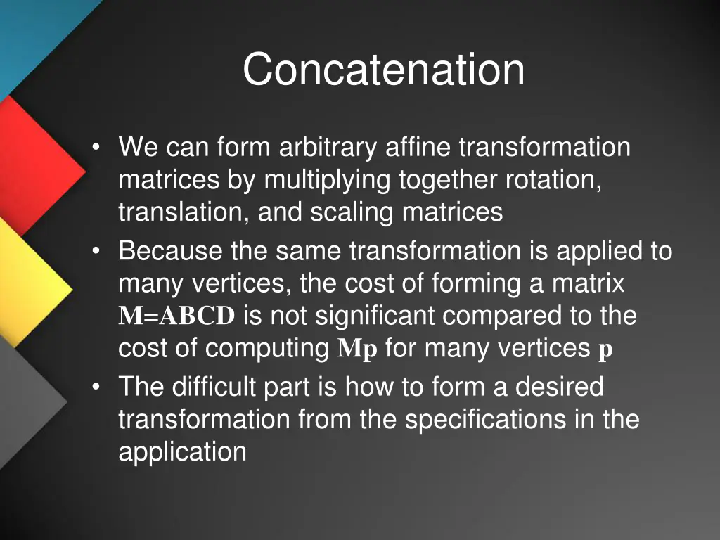 concatenation