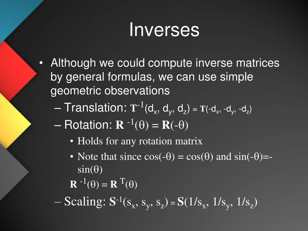 inverses