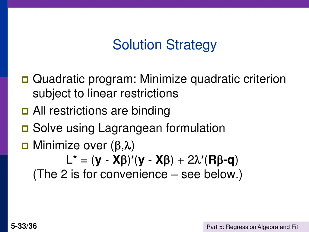 solution strategy