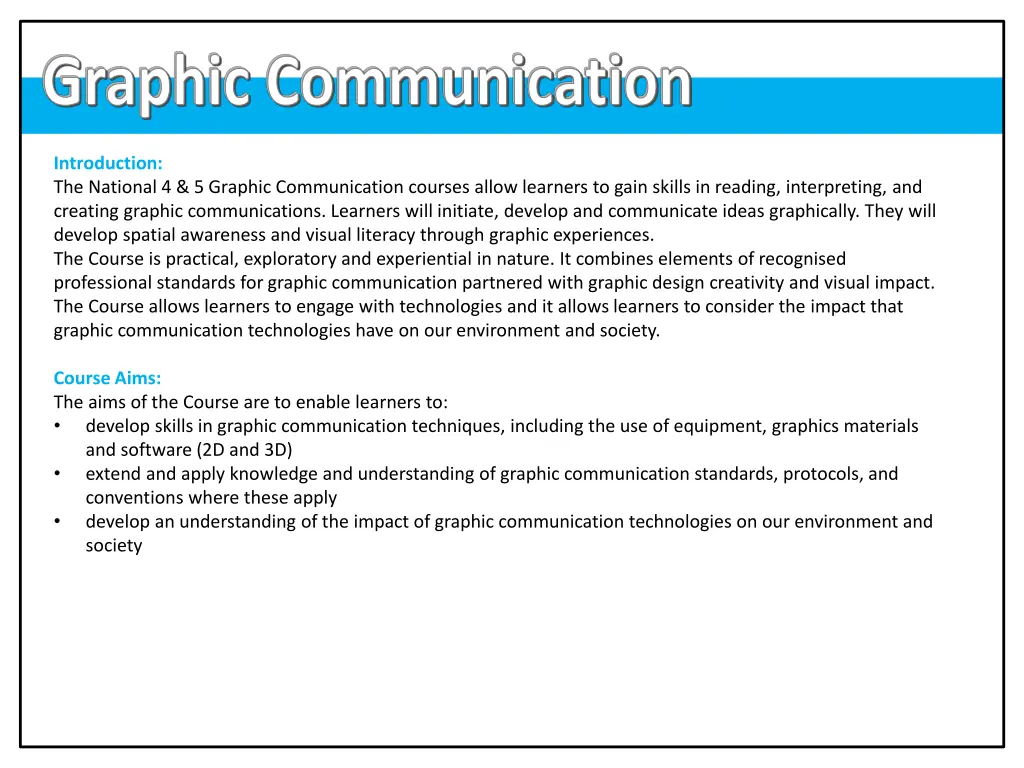 graphic communication 1