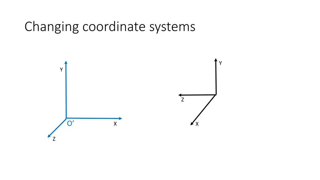 changing coordinate systems 1