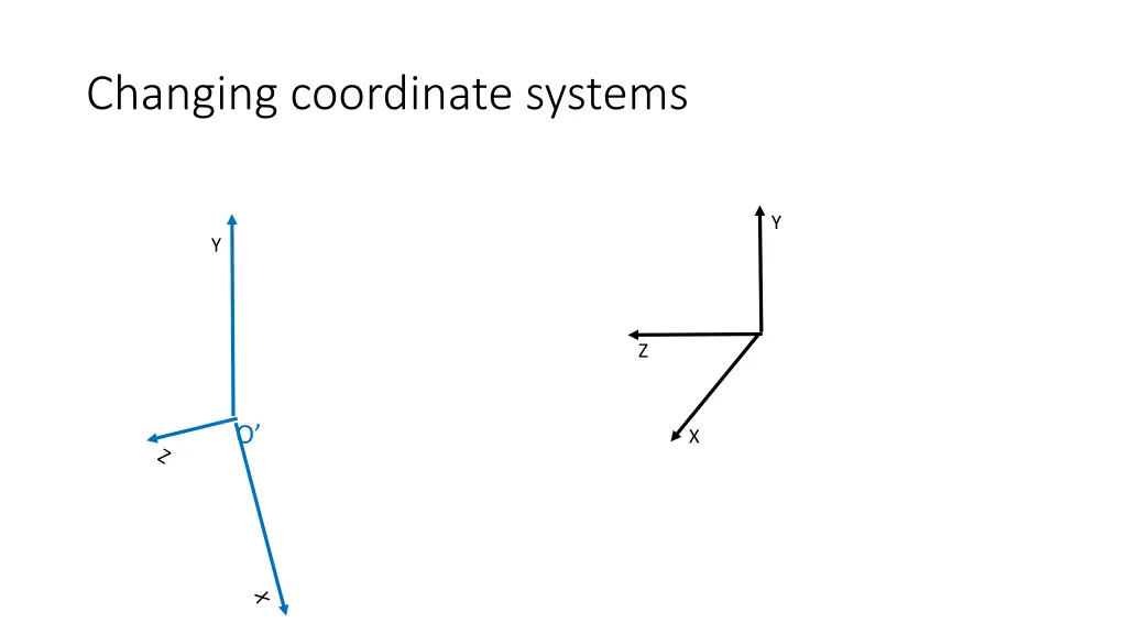 changing coordinate systems 3