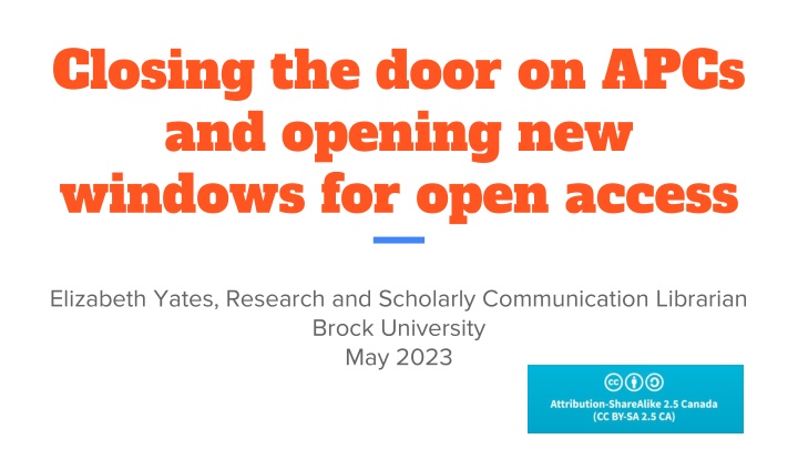 closing the door on apcs and opening new windows