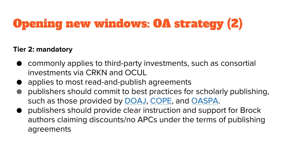 opening new windows oa strategy 2