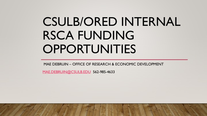 csulb ored internal rsca funding opportunities