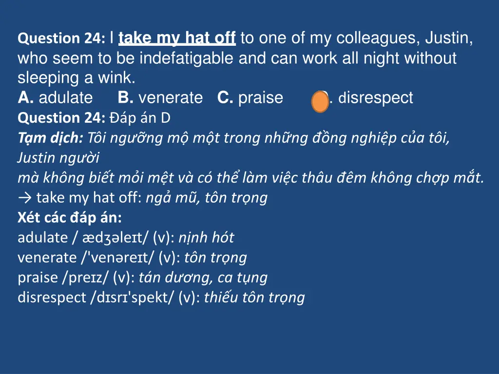 question 24 i take