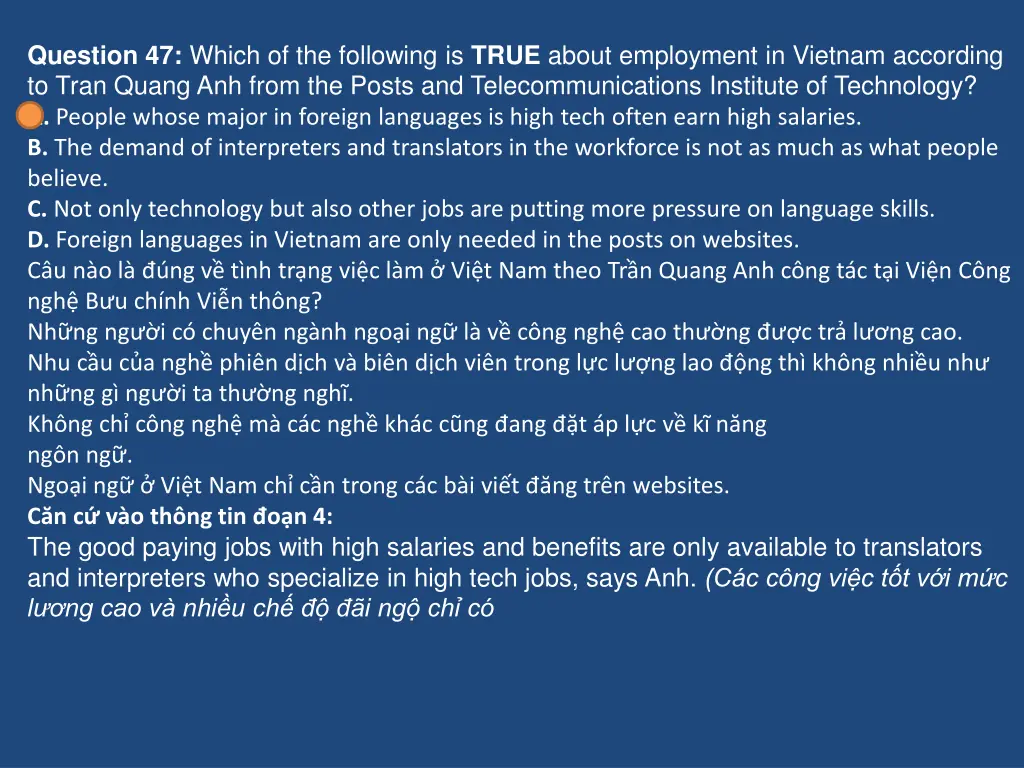 question 47 which of the following is true about