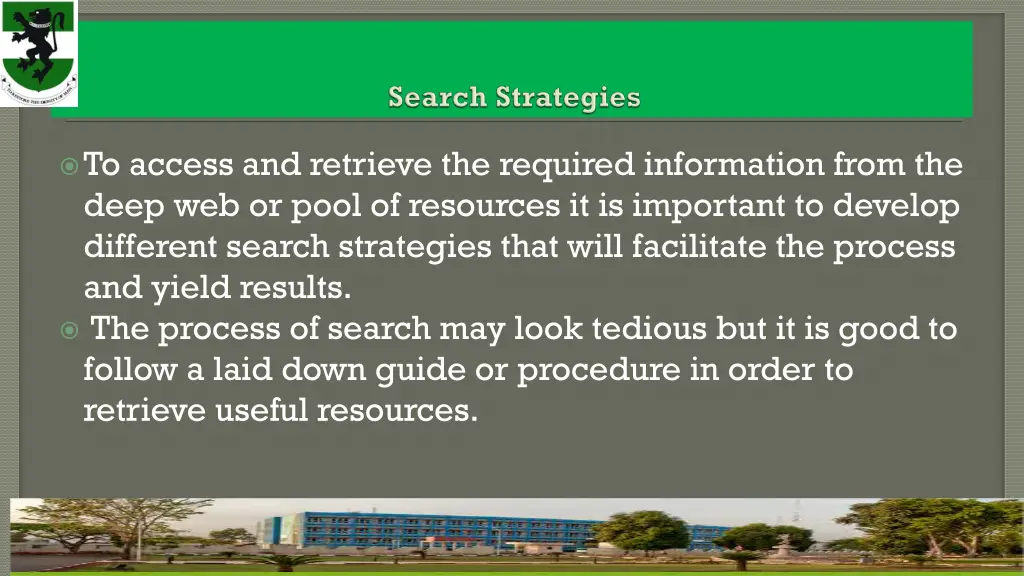 to access and retrieve the required information