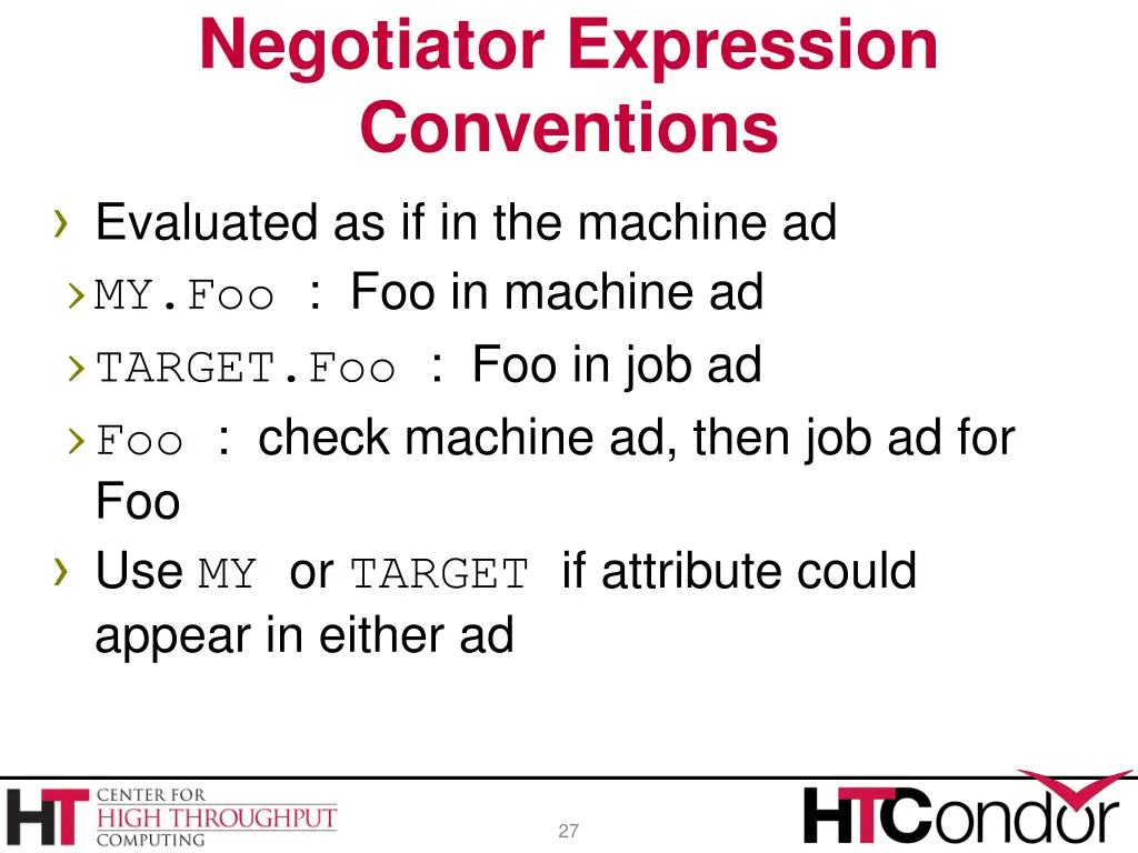 negotiator expression conventions