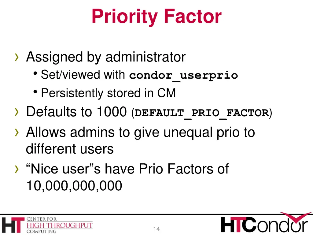 priority factor