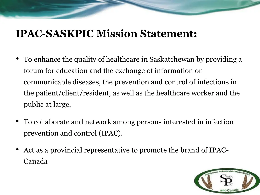 ipac saskpic mission statement
