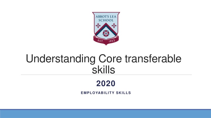 understanding core transferable skills 2020
