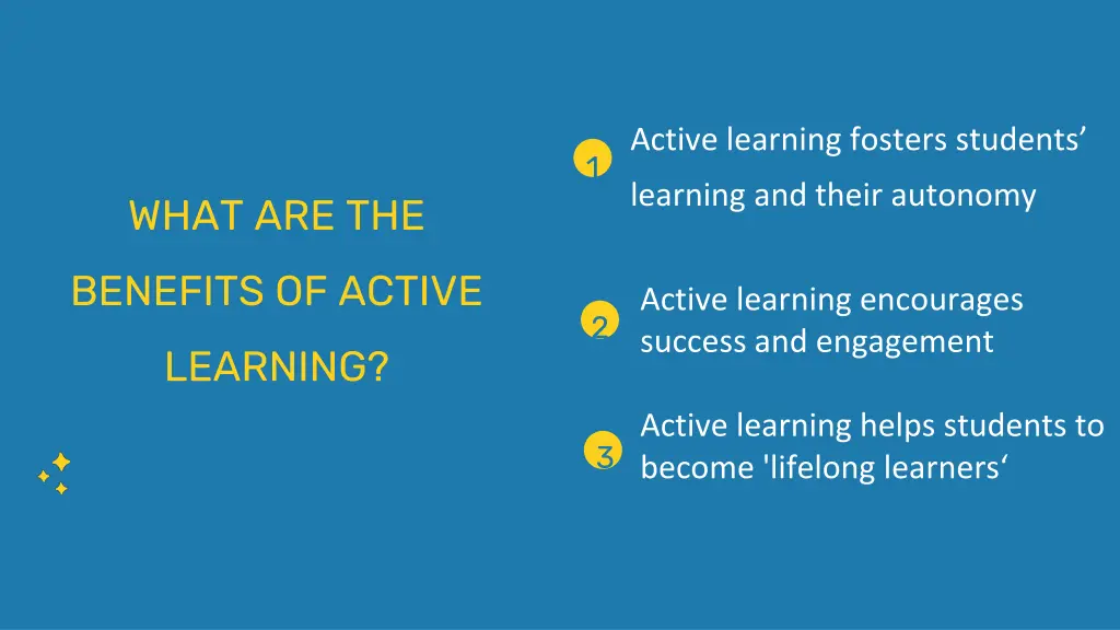 active learning fosters students