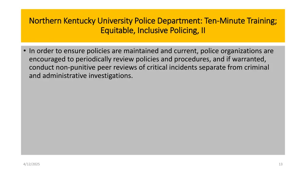 northern kentucky university police department 11