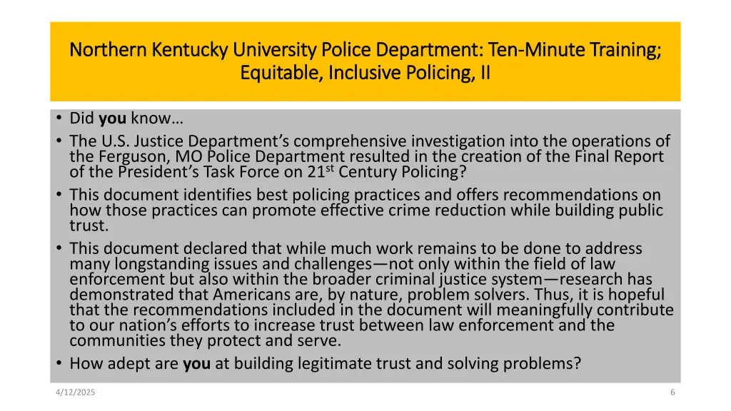 northern kentucky university police department 4
