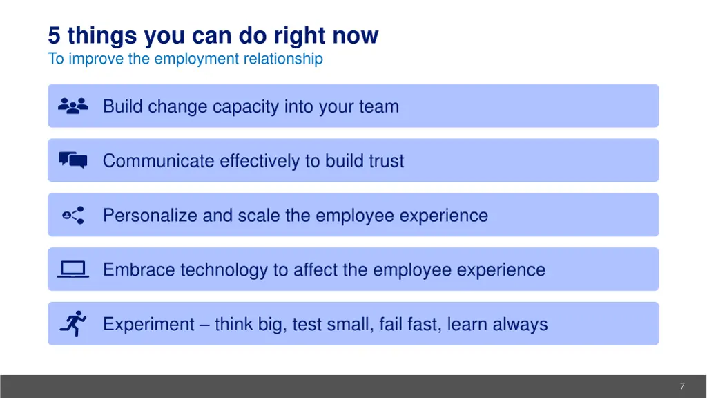 5 things you can do right now to improve
