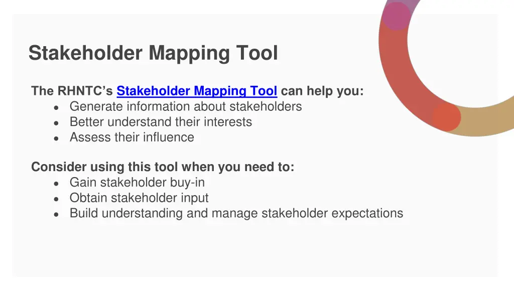 stakeholder mapping tool
