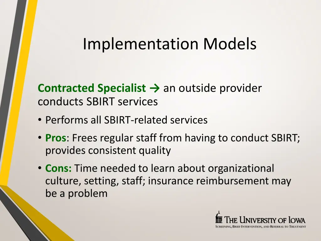 implementation models 3