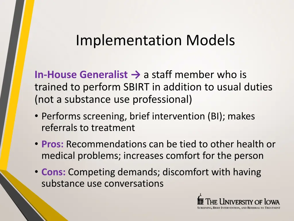 implementation models