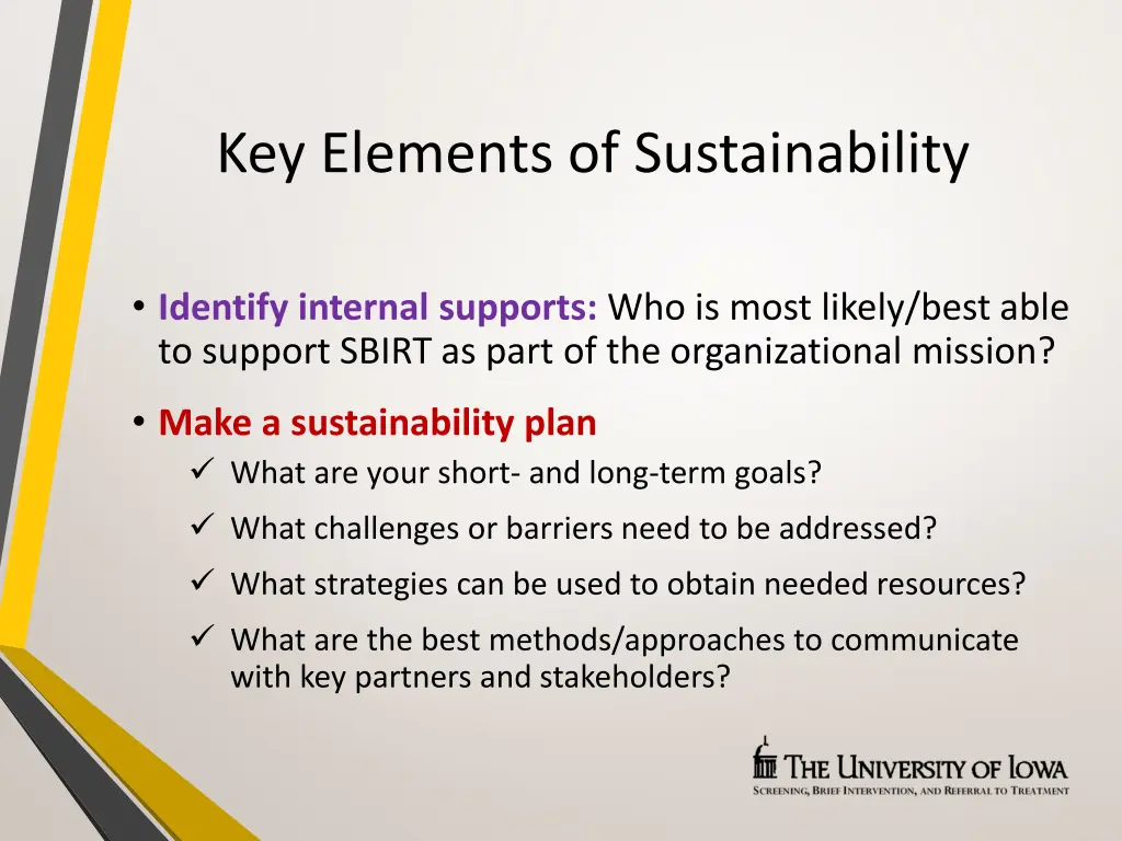 key elements of sustainability 2