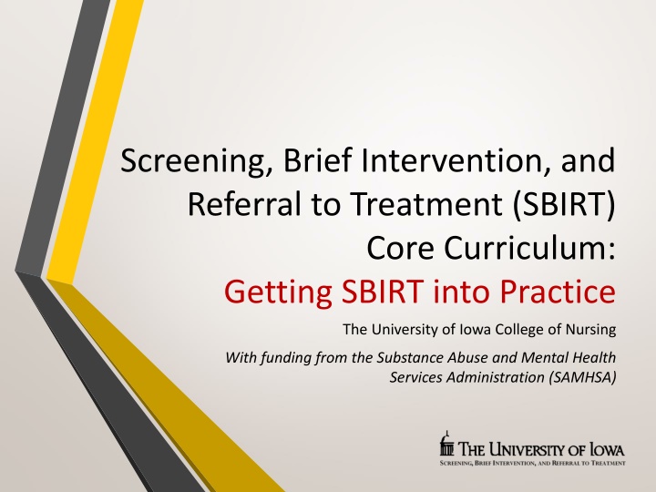screening brief intervention and referral