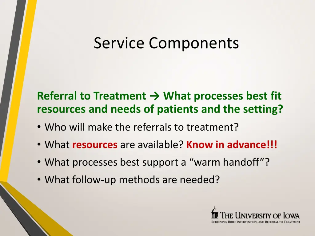 service components 4