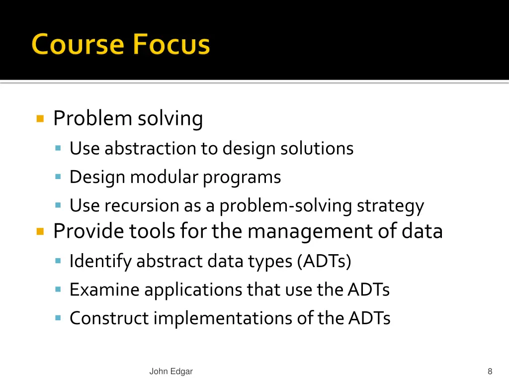 problem solving use abstraction to design