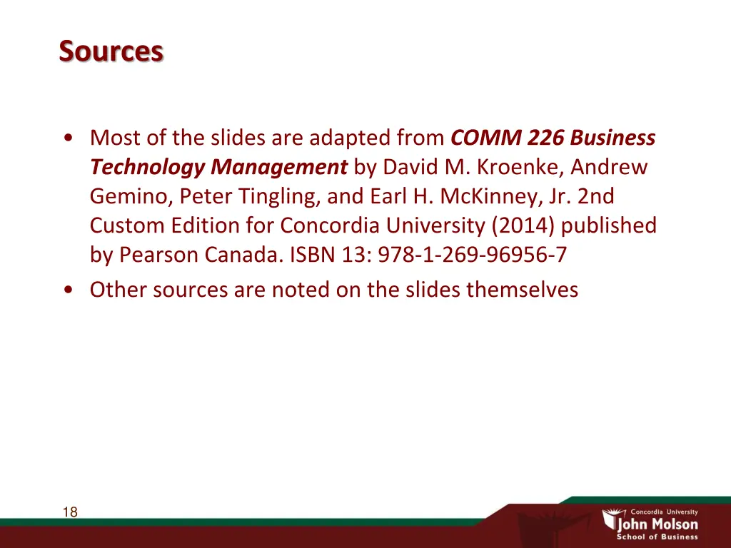 sources