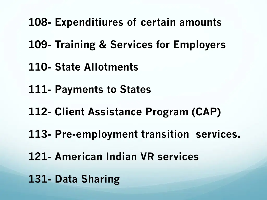 108 expenditiures of certain amounts