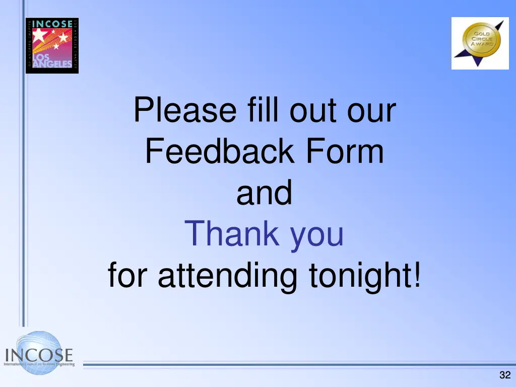 please fill out our feedback form and thank