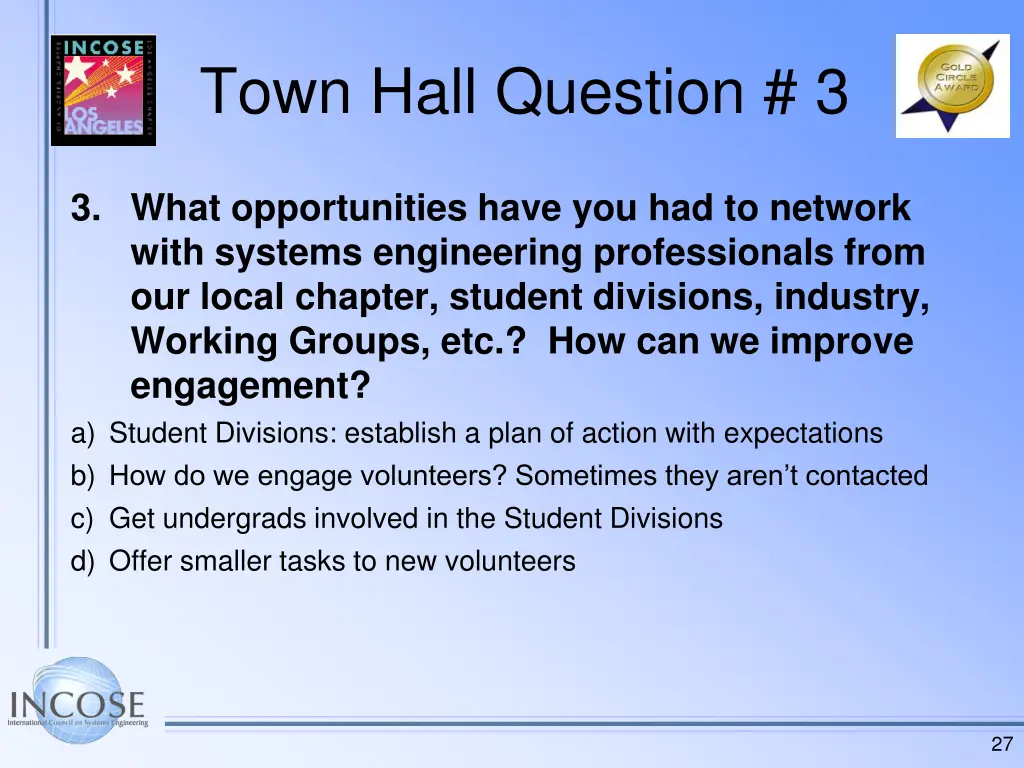 town hall question 3