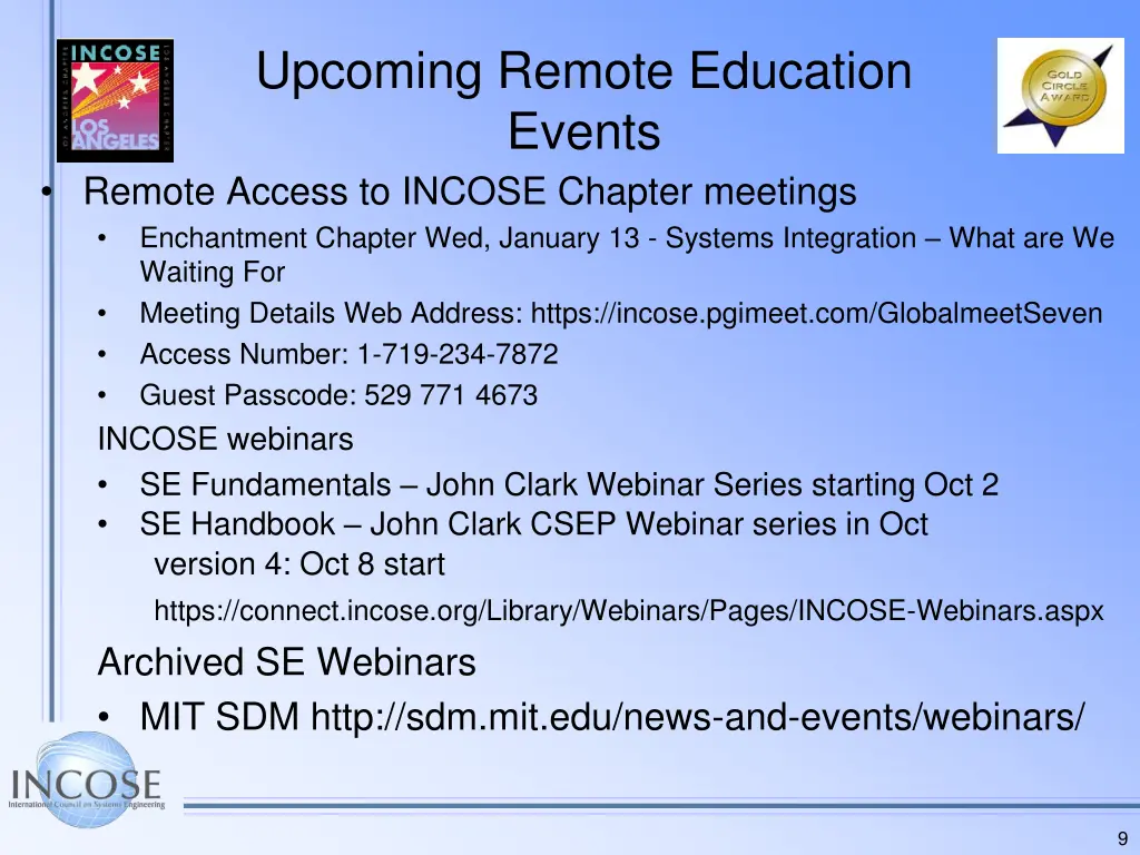 upcoming remote education events remote access