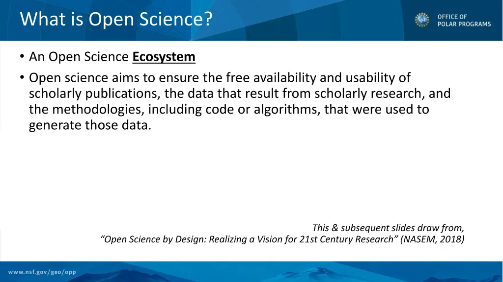 what is open science