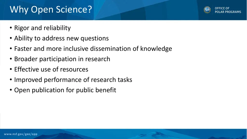 why open science