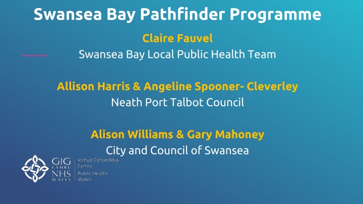 swansea bay pathfinder programme
