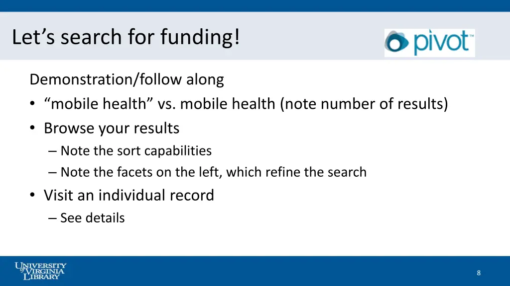 let s search for funding