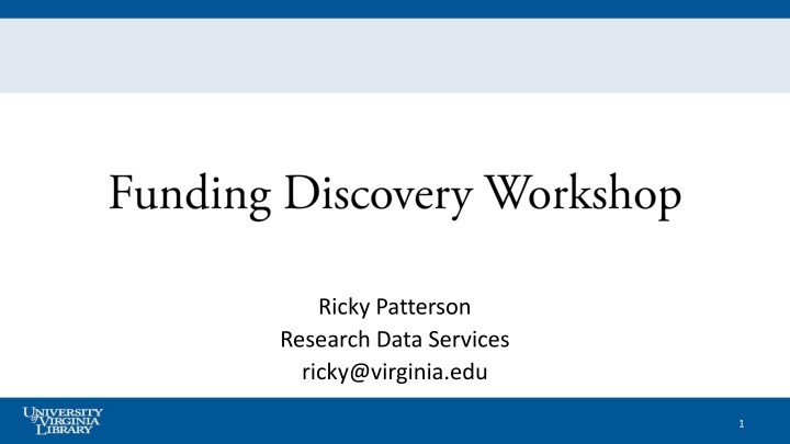 ricky patterson research data services