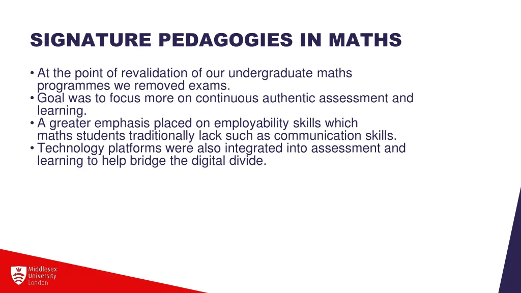 signature pedagogies in maths