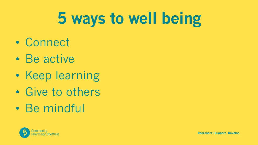 5 ways to well being
