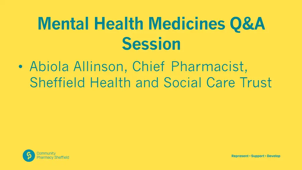 mental health medicines q a session abiola
