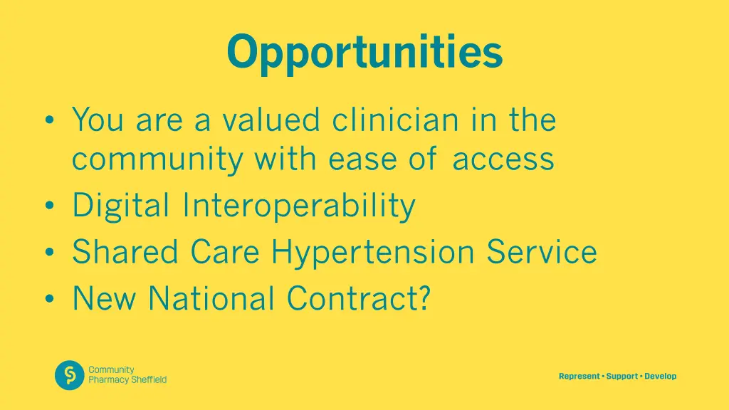 opportunities